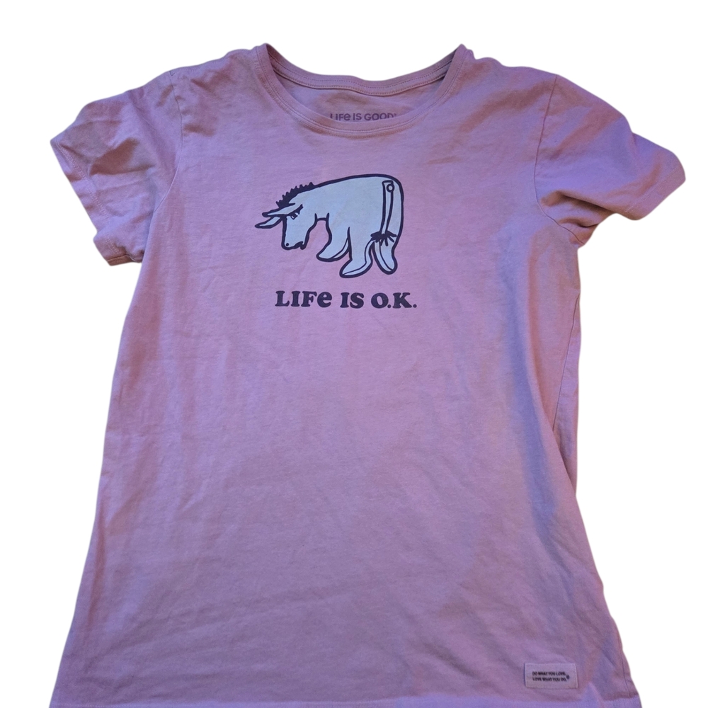 Life Is Good Women's Purple Crusher-Lite Tee